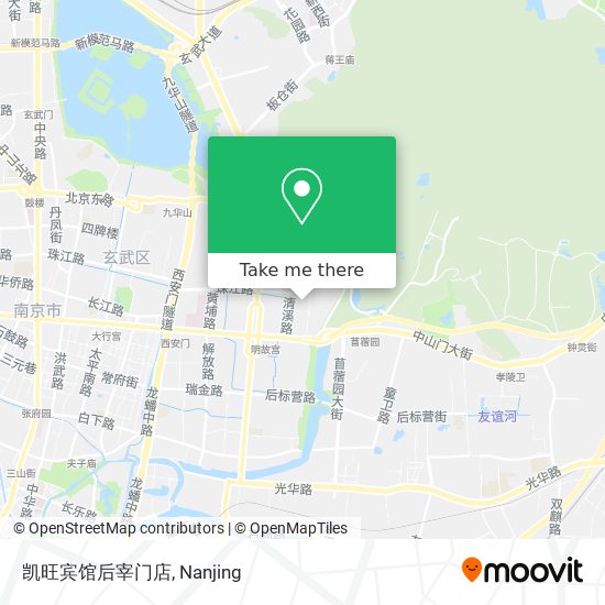 凯旺宾馆后宰门店 map