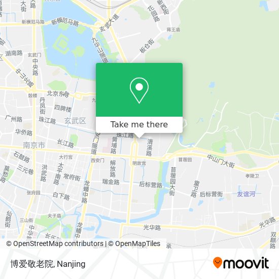 博爱敬老院 map