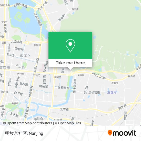 明故宫社区 map
