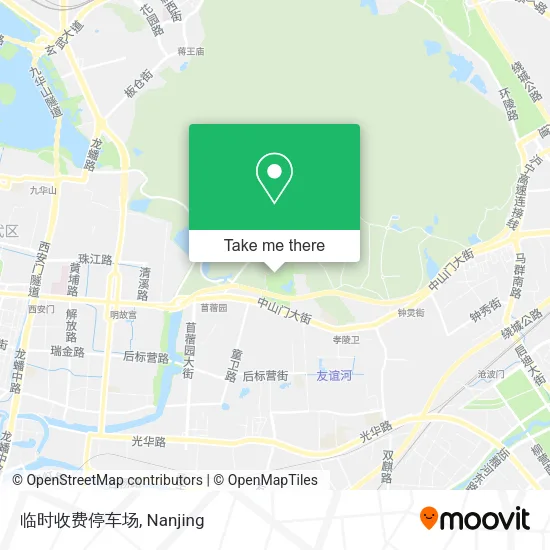 临时收费停车场 map