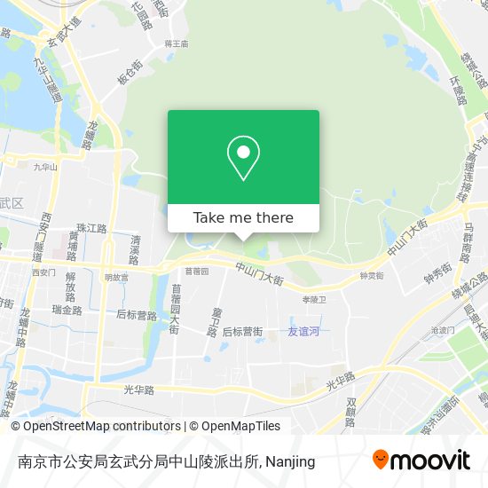南京市公安局玄武分局中山陵派出所 map