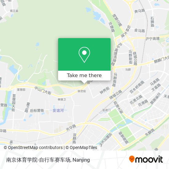 南京体育学院-自行车赛车场 map
