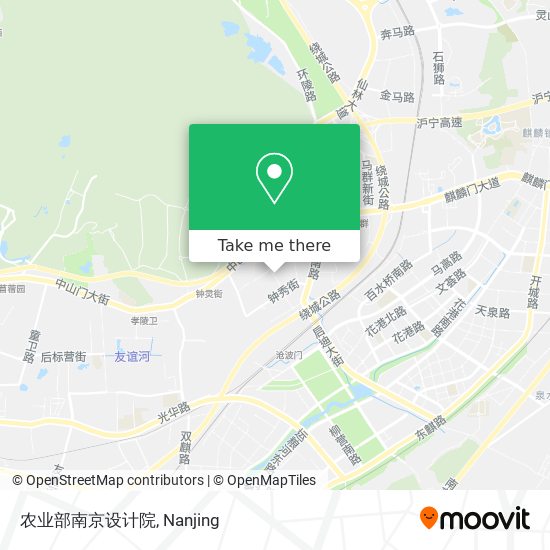 农业部南京设计院 map