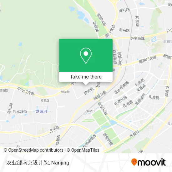 农业部南京设计院 map
