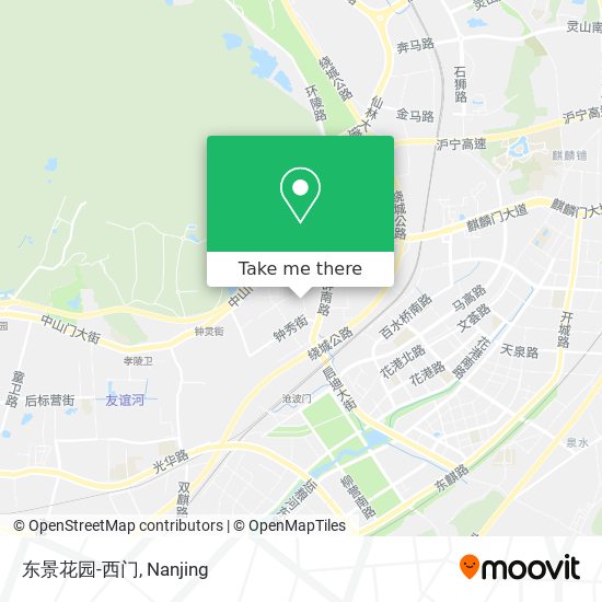 东景花园-西门 map