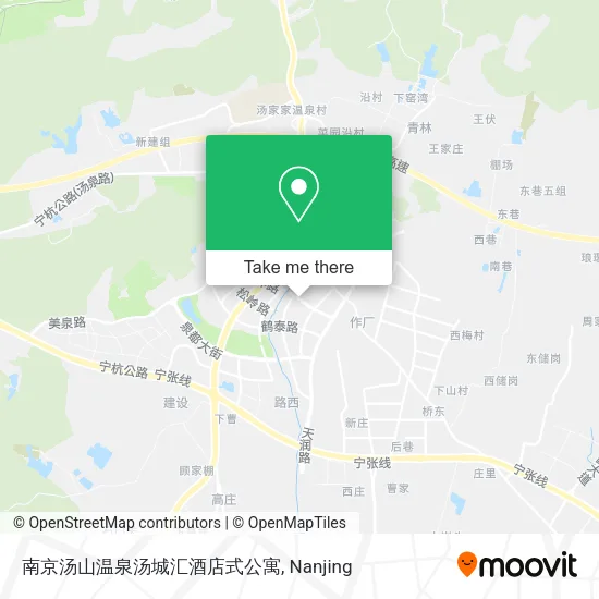 南京汤山温泉汤城汇酒店式公寓 map