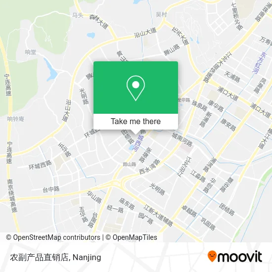 农副产品直销店 map