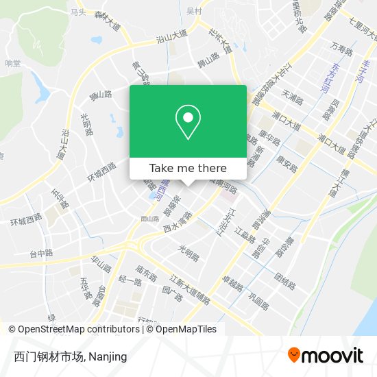 西门钢材市场 map