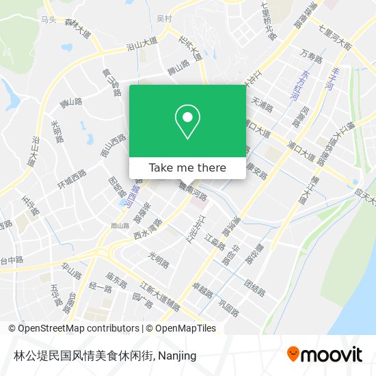 林公堤民国风情美食休闲街 map