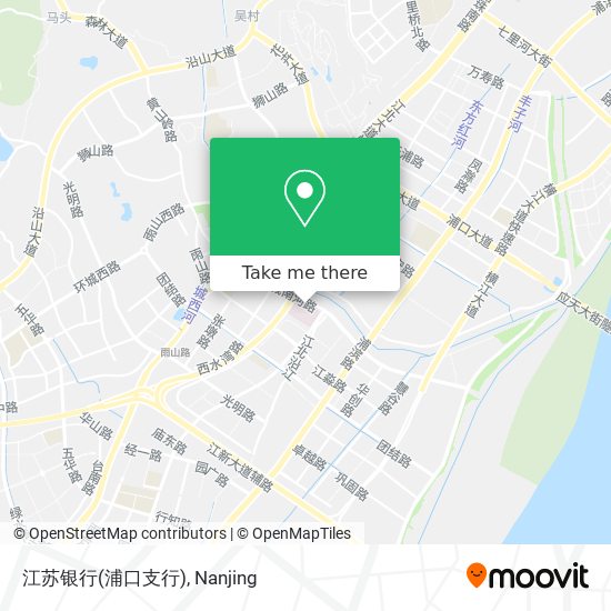 江苏银行(浦口支行) map