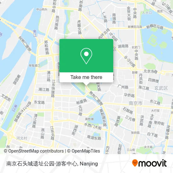 南京石头城遗址公园-游客中心 map