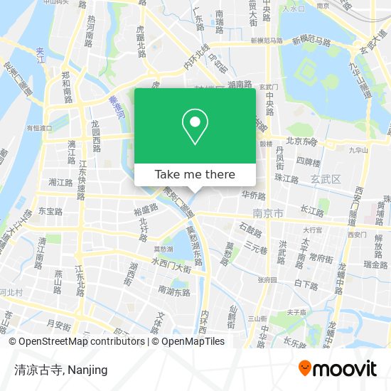 清凉古寺 map