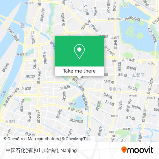 中国石化(清凉山加油站) map