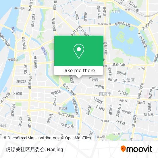 虎踞关社区居委会 map