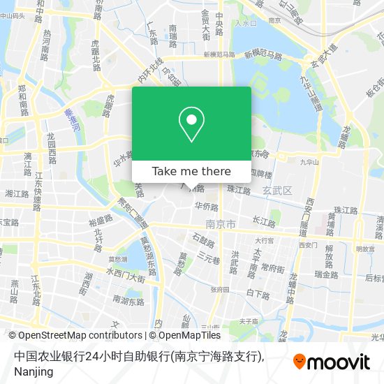 中国农业银行24小时自助银行(南京宁海路支行) map
