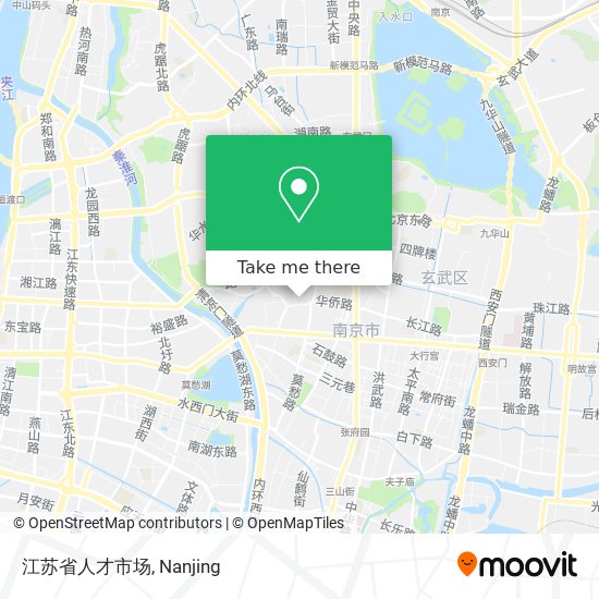 江苏省人才市场 map