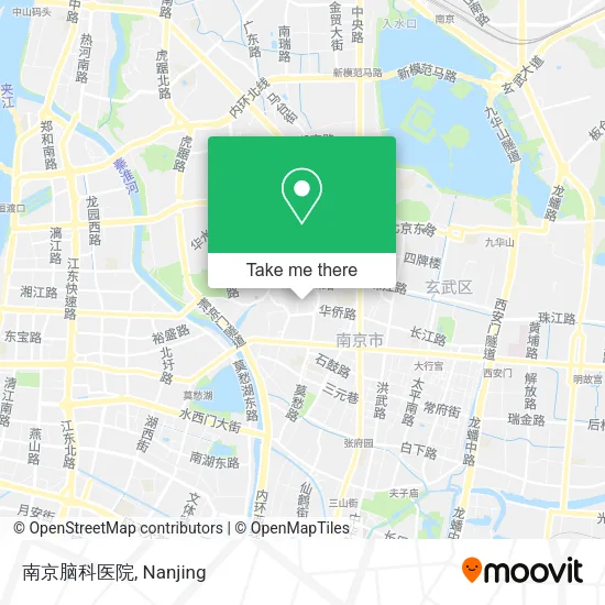 南京脑科医院 map