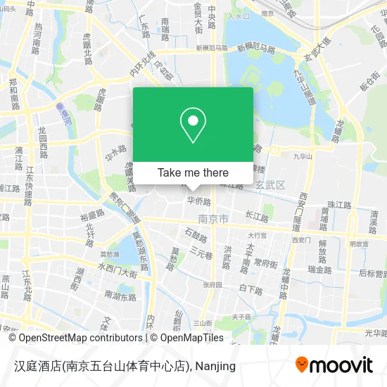 汉庭酒店(南京五台山体育中心店) map