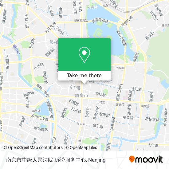 南京市中级人民法院-诉讼服务中心 map