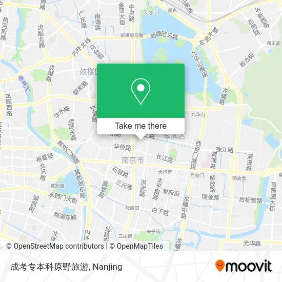 成考专本科原野旅游 map