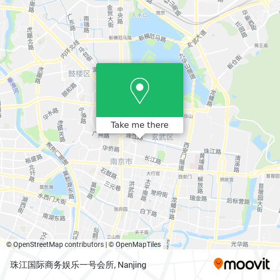 珠江国际商务娱乐一号会所 map