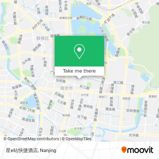 星e站快捷酒店 map