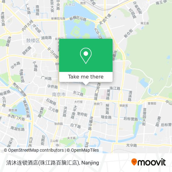 清沐连锁酒店(珠江路百脑汇店) map