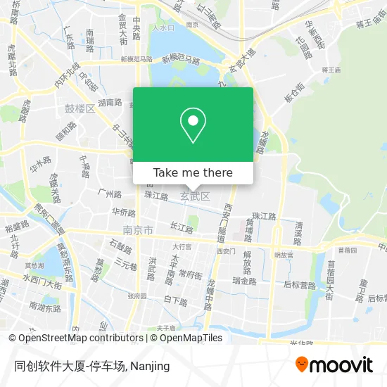 同创软件大厦-停车场 map