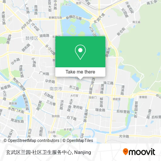 玄武区兰园-社区卫生服务中心 map