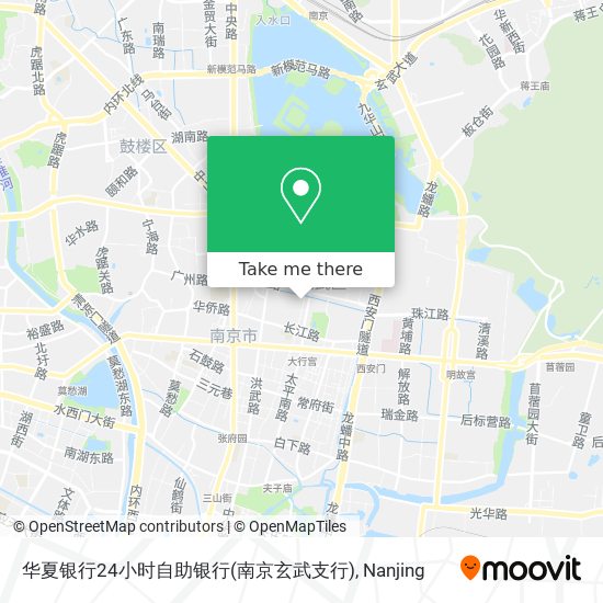 华夏银行24小时自助银行(南京玄武支行) map