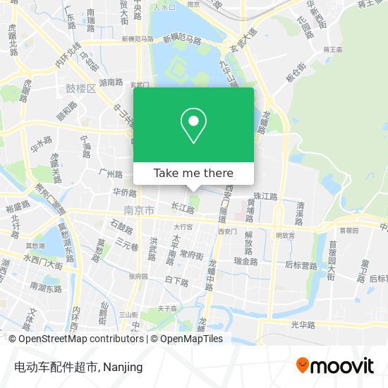 电动车配件超市 map