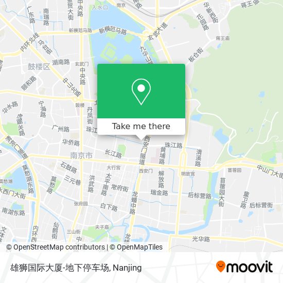 雄狮国际大厦-地下停车场 map