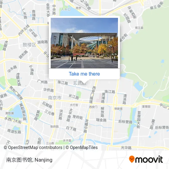 南京图书馆 map