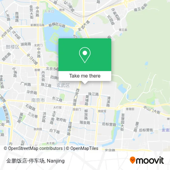 金鹏饭店-停车场 map