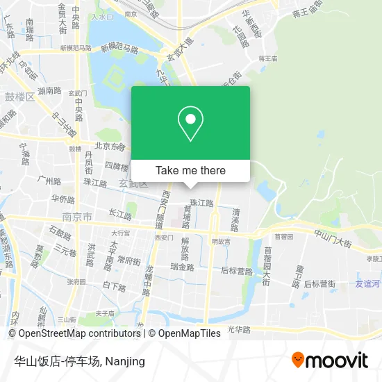 华山饭店-停车场 map