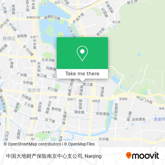 中国大地财产保险南京中心支公司 map