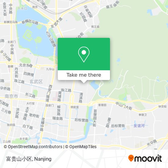 富贵山小区 map