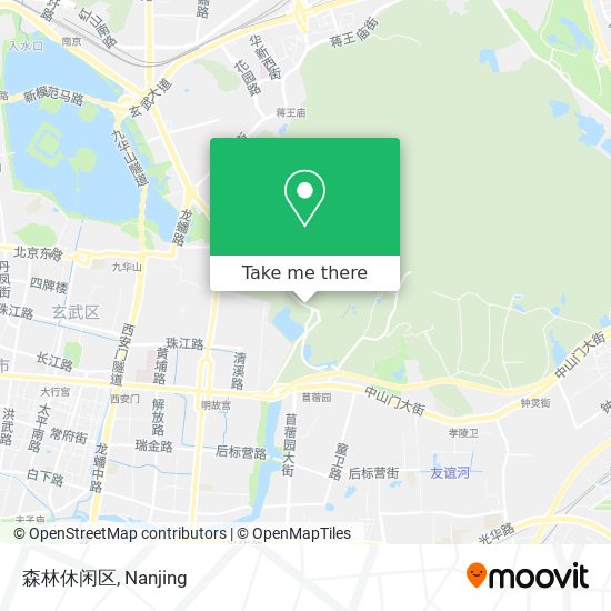森林休闲区 map