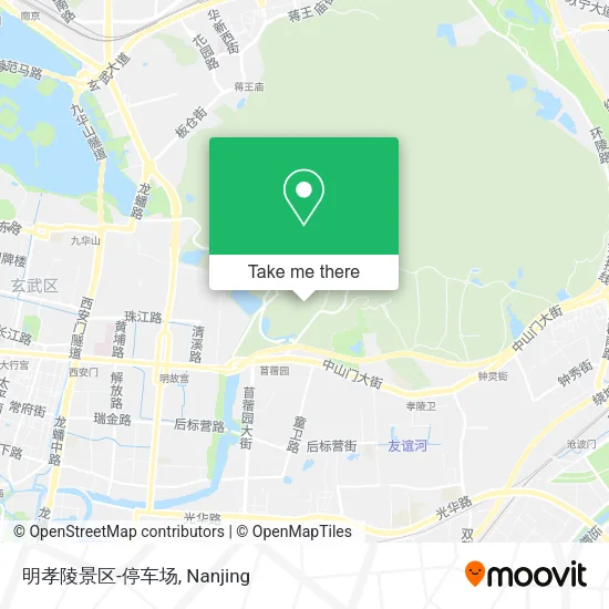 明孝陵景区-停车场 map
