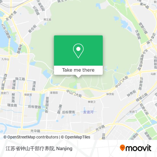 江苏省钟山干部疗养院 map