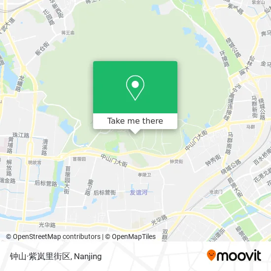 钟山·紫岚里街区 map