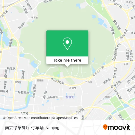 南京绿茶餐厅-停车场 map