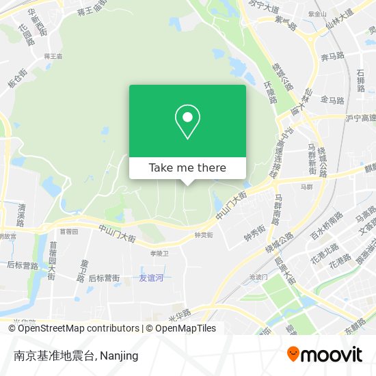 南京基准地震台 map