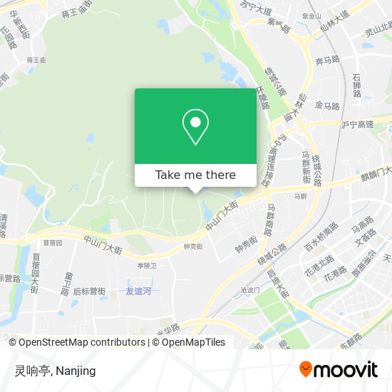 灵响亭 map