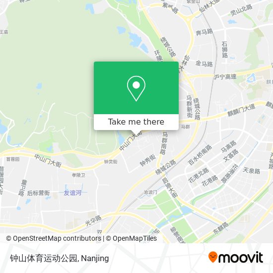 钟山体育运动公园 map