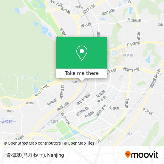 肯德基(马群餐厅) map