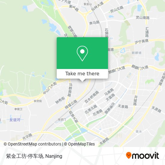 紫金工坊-停车场 map