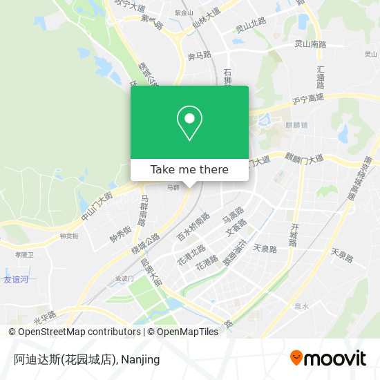 阿迪达斯(花园城店) map