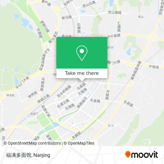 福满多面馆 map