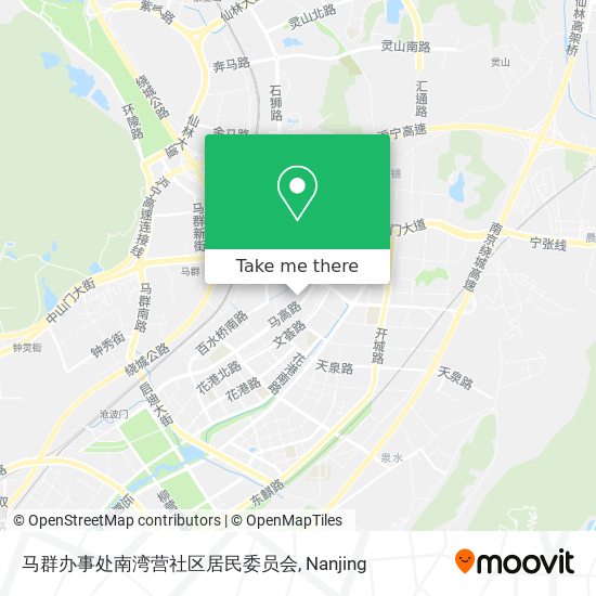 马群办事处南湾营社区居民委员会 map